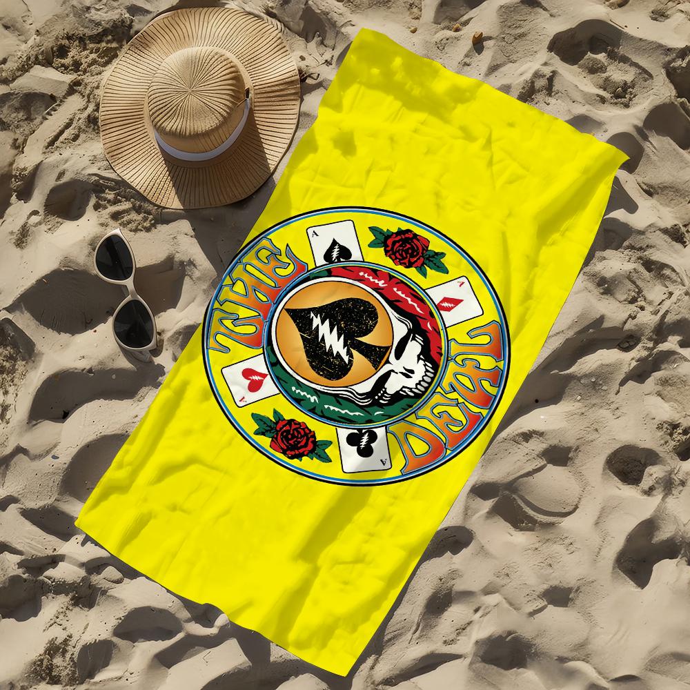 Rock Band G-Grateful-Dead Music Towel Soft Pool Gift For Travel Gym Shower Camping Quick Dry Sports Large Beach Towel