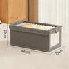Organizzatore Portaoggetti in Cotone Lino Transfrontaliero con Finestra Visibile