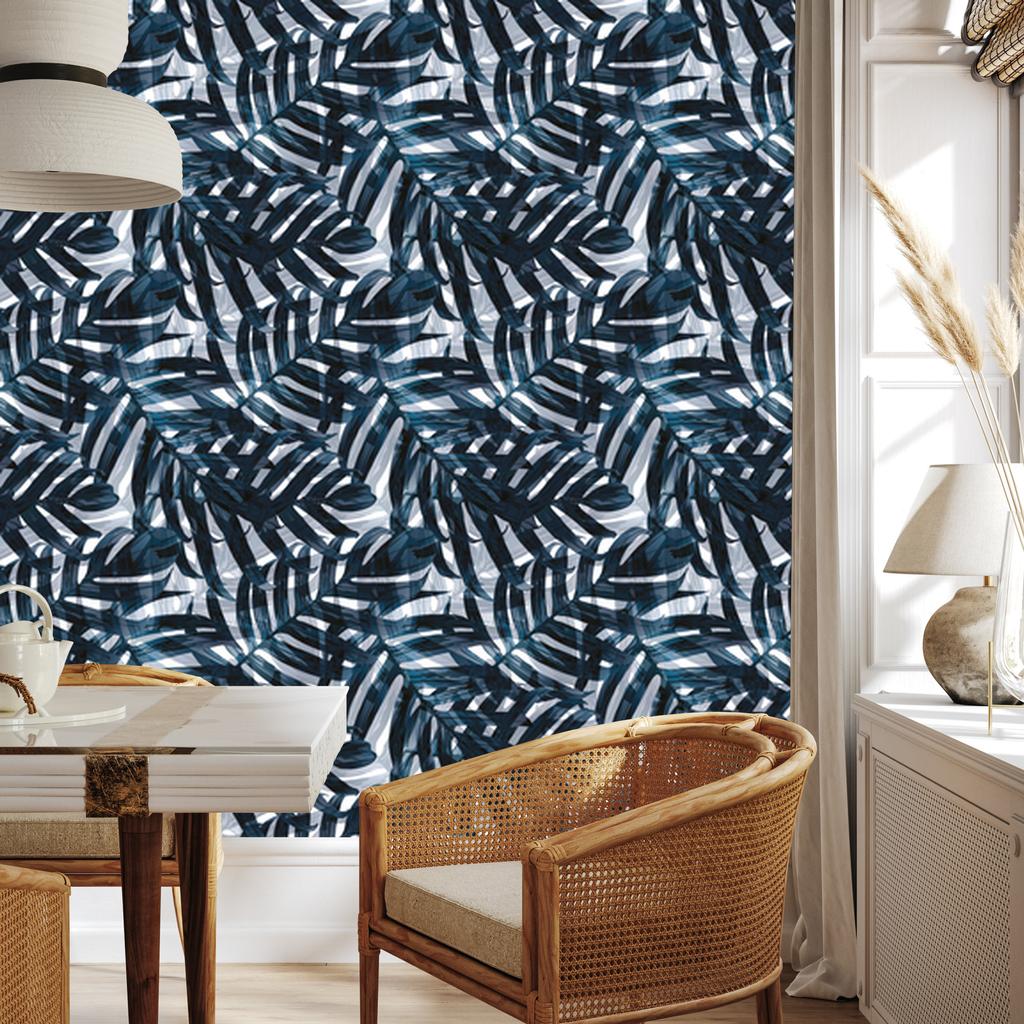 Stylish Leaves Wallpaper for Living Room and Bedroom 50x1000