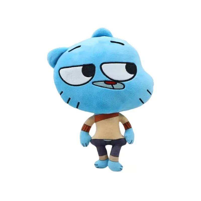 New World Gumball Darwin Zeichentrick Plüschtier Banana Joe Anais Richard Nicole Plüschtier Kawaii Dekoration Weiches Kissen Spielzeug Geschenk