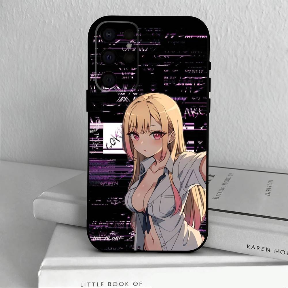 Custodia per Telefono My Dress Up D-Darling M-Marin K-Kitagawa Per Samsung S25,S24,S21,S22,S23,S30,Ultra,S20,Plus,Altro Custodia Morbida Nera