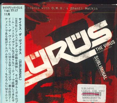 CD CYRUS THE VIRUS - Subliminal 4571158660362 SPUN RECORDS 2004 Non Japan Dance & Electronica Used