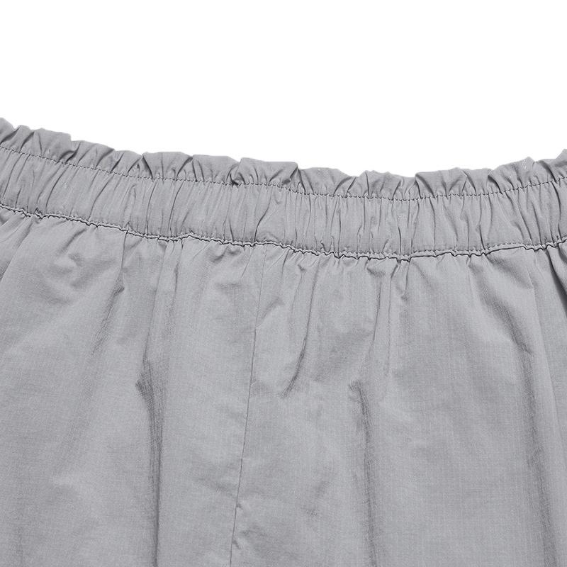 FILA Original Simple Solid Color Versatile Cool Touch Casual Shorts Women shorts Gravel-Gray F11W629808FGY