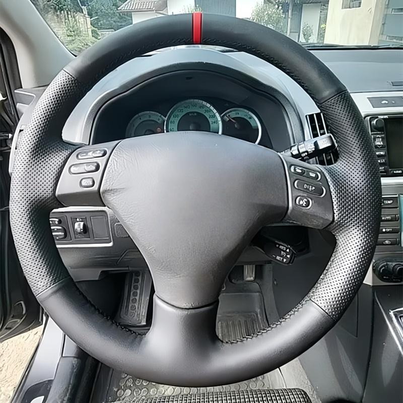 Car Interior Hand Stitched Artificial Leather RX330 RX400h RX400 Toyota Corolla Verso Camry Steering Wheel Cover For Lexus