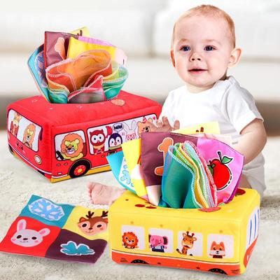Infant & Toddler Chewable Pull Paper Toy Box for Ages 0-1