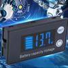 Battery Capacity Indicator Voltage Meter with LCD Display Backlight Waterproof Monitor Gauge Digital Voltmeter Meter
