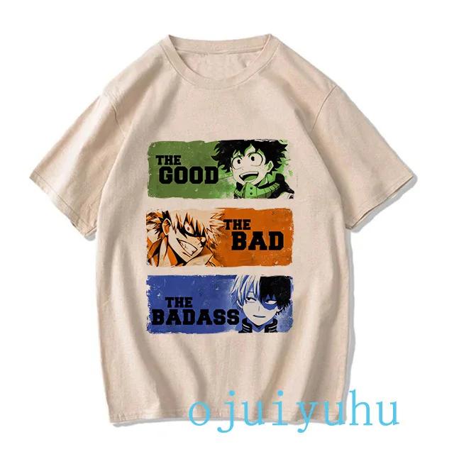 My Hero Academia Szie T Shirt UnisexWomen Todoroki Tshirt Boku No Hero Academia Graphic Tops Anime Bakugou Himiko Toga Tshirt