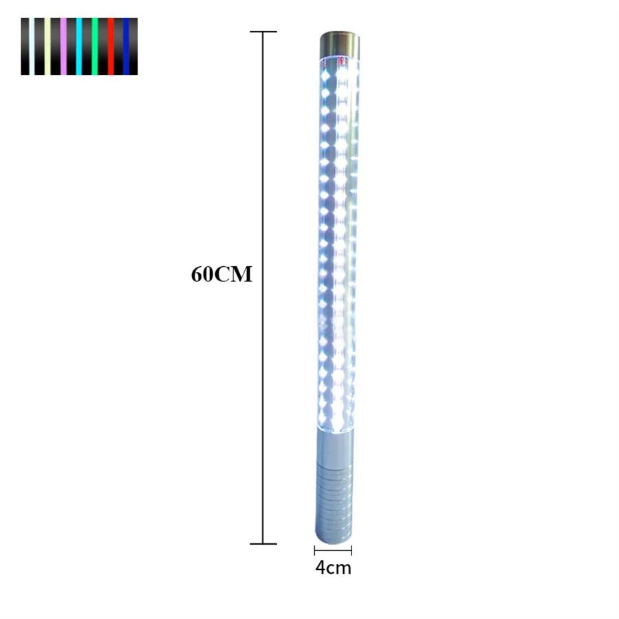 7 Color RGB Rechargeable LED Strobe Baton Light Wine Bottle Topper Sparklers Light Party Service Bar Growing Flash Stick Light