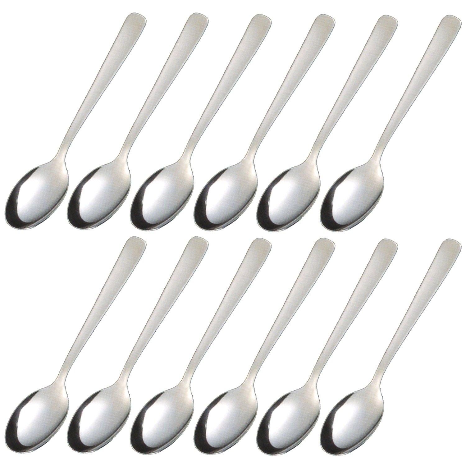 Nagao Lilac Coffee Set of Stainless Made in Japan Spoons, 12, 18-8 Steel,