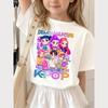 Kpop Demon Hunters Children's T Shirt Short Sleeve Boys Kdis T-shirt Cute Kpop Demon Hunters Harajuku Tshirt Boys Girl Tops