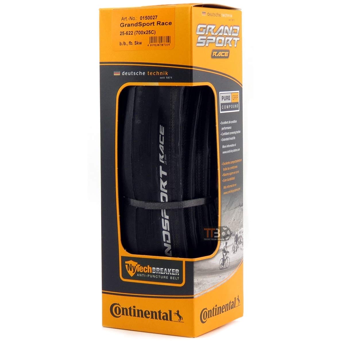 

Continental Grand Sport Race Road Folding Tire чорний