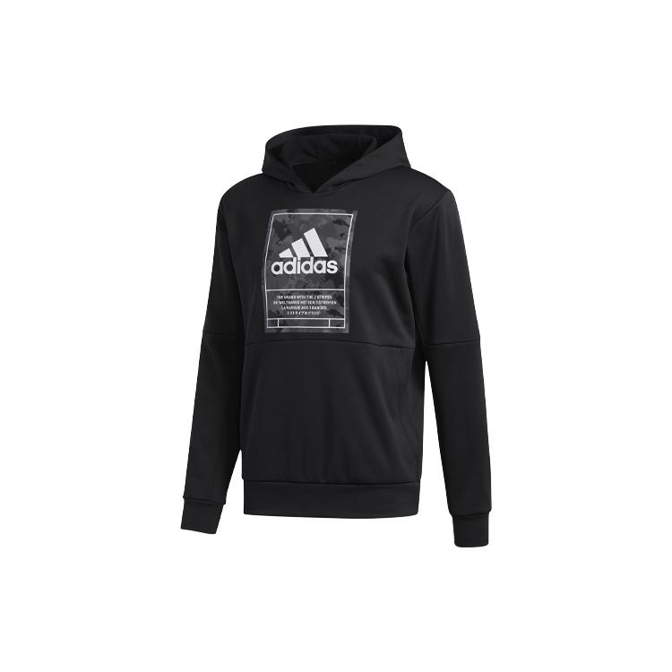 Adidas Sweatshirts Men's Black Hooded Moderate Regular GE5519