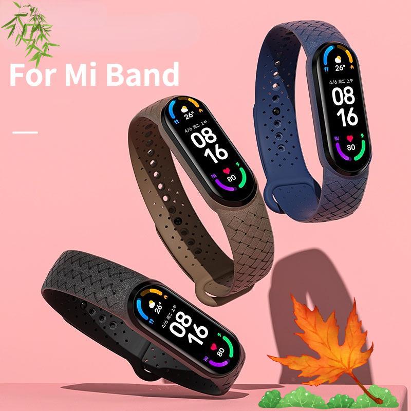 

Ремешок для часов для Xiaomi Mi Band 7, ремешок Mi Band 6, 5 Mi Band 4, сменный силиконовый браслет для умных часов, браслет Mi 3, 4, 5, 6, 7