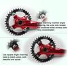 Nut Bicycle Part MTB Road Bike Chainwheel Screws Chainring Bolt Square Plate Nail Crankset Bolts