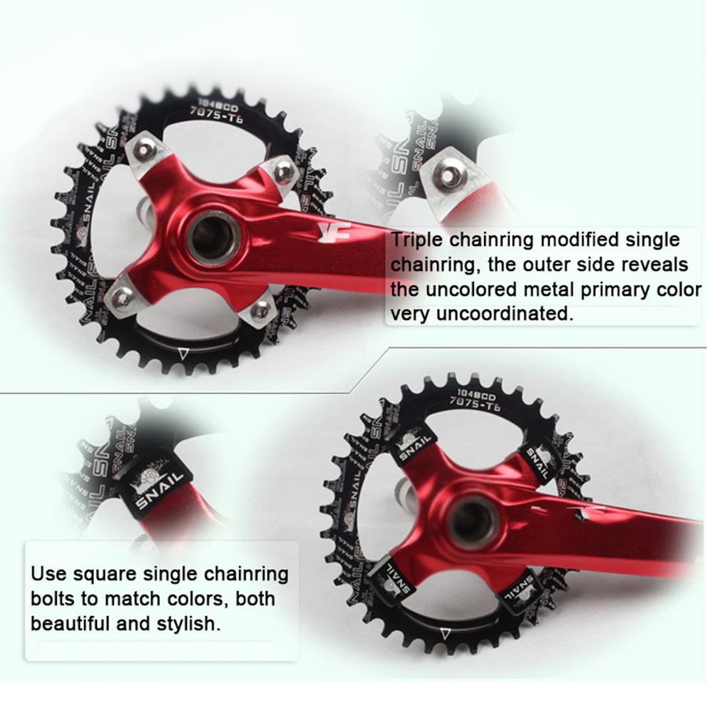 Nut Bicycle Part MTB Road Bike Chainwheel Screws Chainring Bolt Square Plate Nail Crankset Bolts