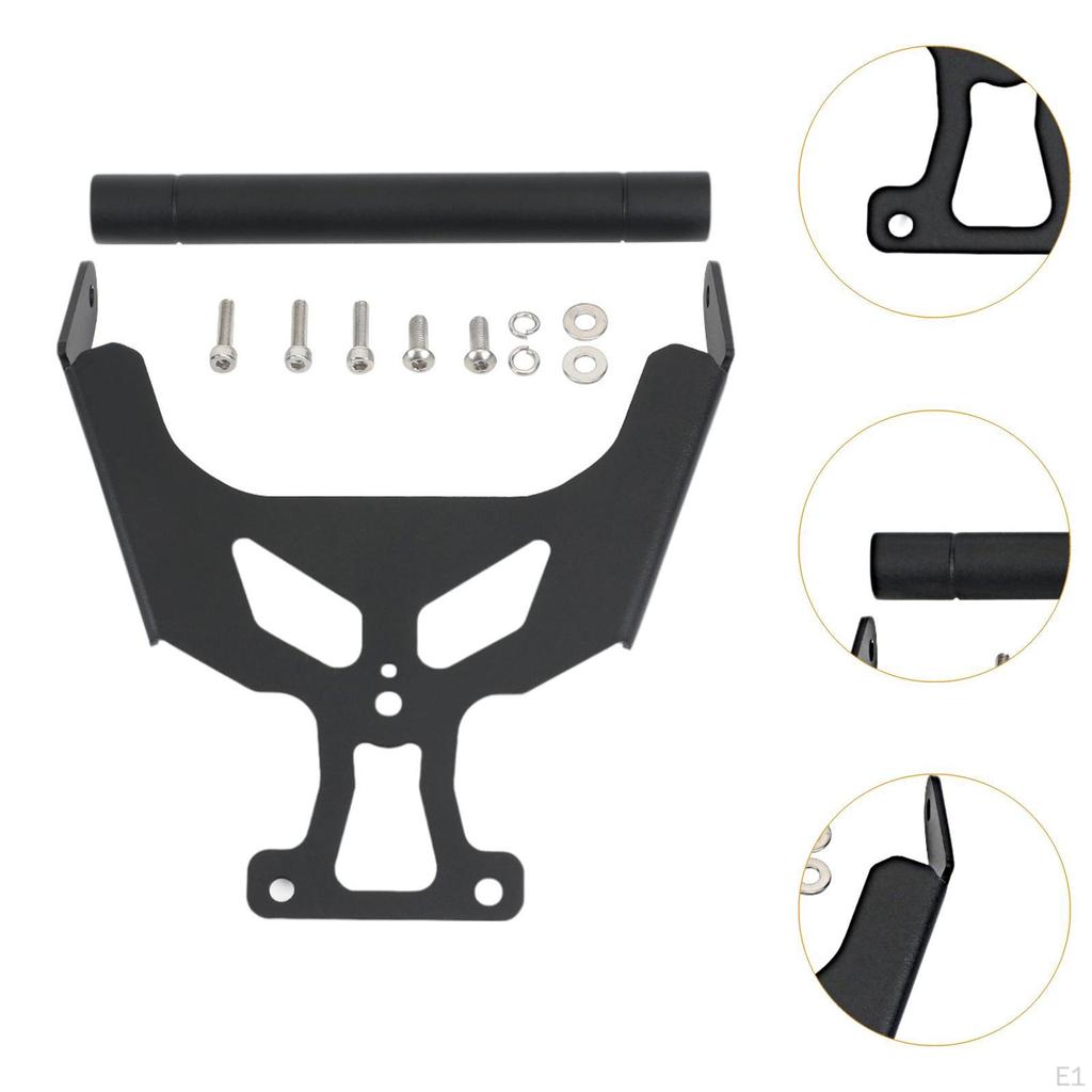 Motorcycle Phone Navigation Bracket Mounting Aluminum Alloy Mount Stand Adapter