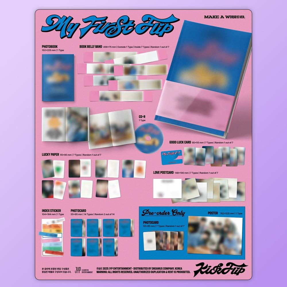 (Pre-Order POB) KickFlip - 3rd Mini Album My First Flip