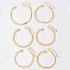 Simple Multi-layer Metal Blade Chain Bracelet Bohemian Fashion Layered Set Bracelet