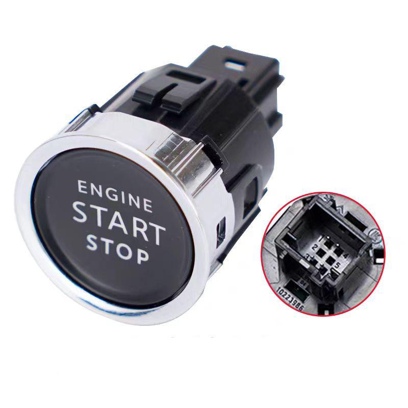 

9805347980 9805348090 For Peugeot 308 408 508 2008 Citroen C4L 4 Pin Engine Start Stop Switch Button чёрный
