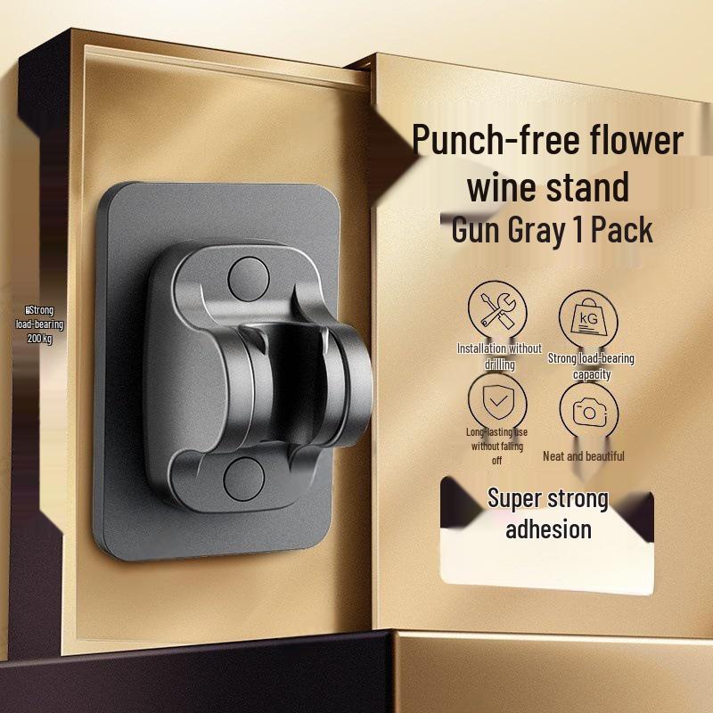 Universal No-Drill Suction Cup Shower Head Holder