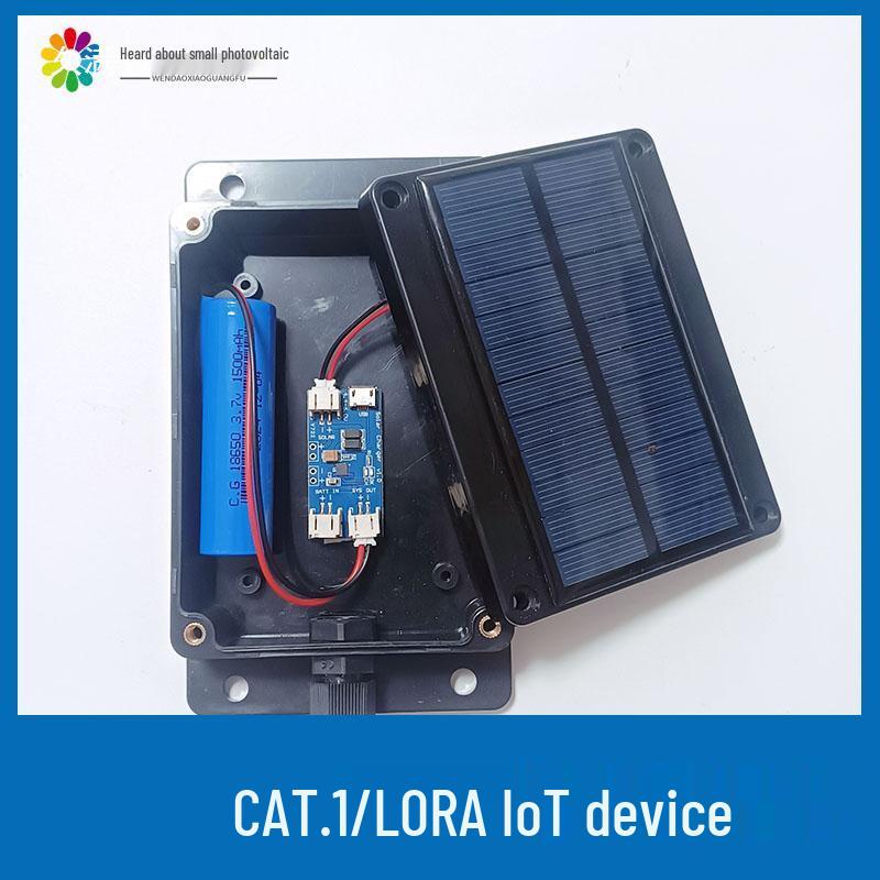 Solar-Powered Waterproof Box with Battery Kit for Outdoor Devices