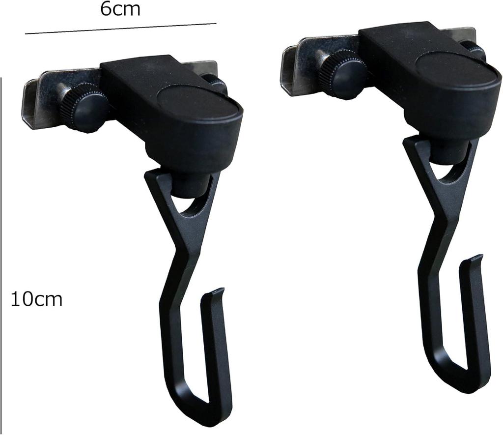 Set mit 2 verstellbaren Haken für und winddicht und werkzeuglos Kompatibel mit Fenster 2 kg Tragfähigkeit von Mizukan Seirensho Jalousien, Markisen, Planen,