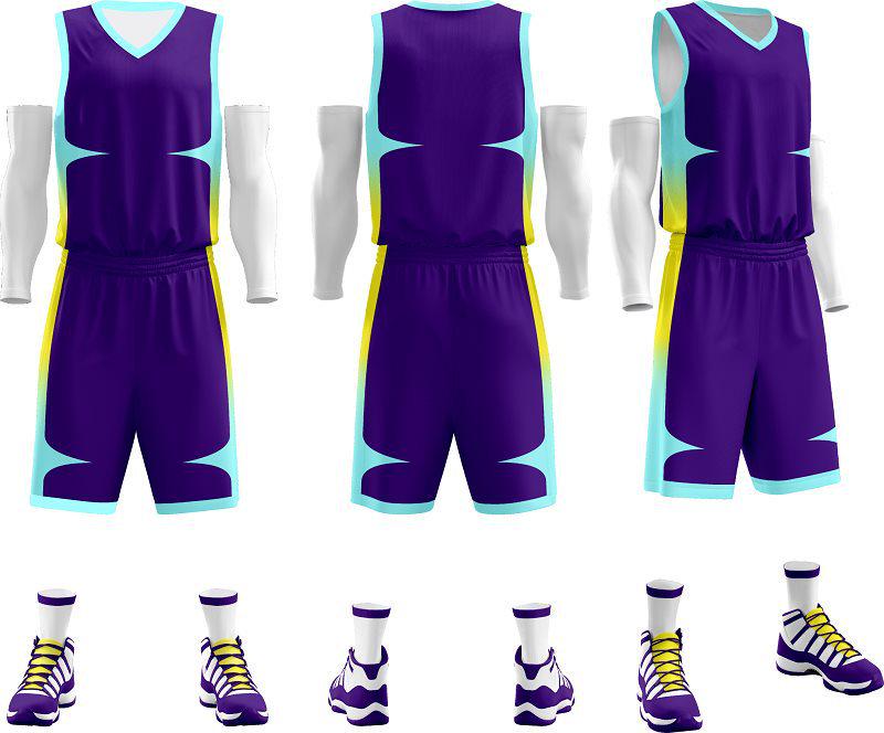 Breathable Basketball Jersey Set – Customizable, Moisture-Wicking, Sweat-Wicking Sports Uniform