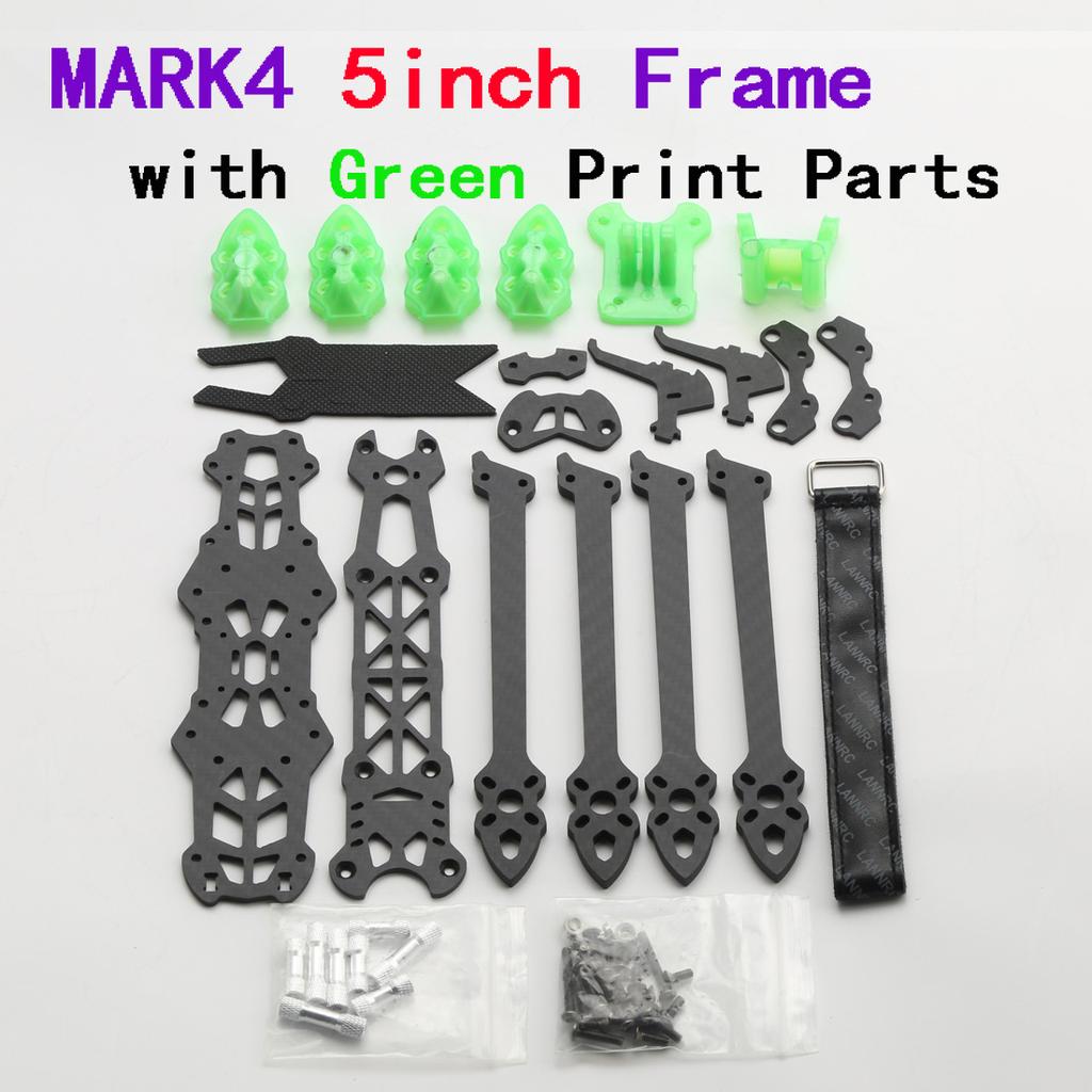 Mark4 5inch FPV Carbon Fiber Frame 225mm Wheelbase 5mm Arm Freestyle Long Range Frame for RC Quadcopter Racing Drone
