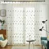 1PC NAPEARL French Countryside Style Flower Embroidered Sheer Curtain Comfortable Tulle for Living Room Bedroom Balcony Window Home Decor