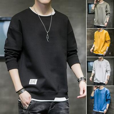 Spring Men's Long-sleeved Trend Men's Long-sleeved Casual Loose-fitting Tide Brand Long-sleeved Men's Sweater