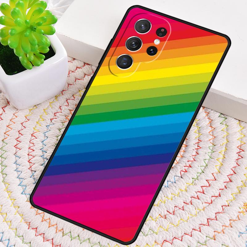 LGBT Pride Love Silicone Phone Case For Samsung Galaxy note 10 pro S26 S25 S24 S23 S22 S21 Plus S25Ultra Capa Cover