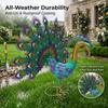New Metal Peacock Statue for Garden Decoration