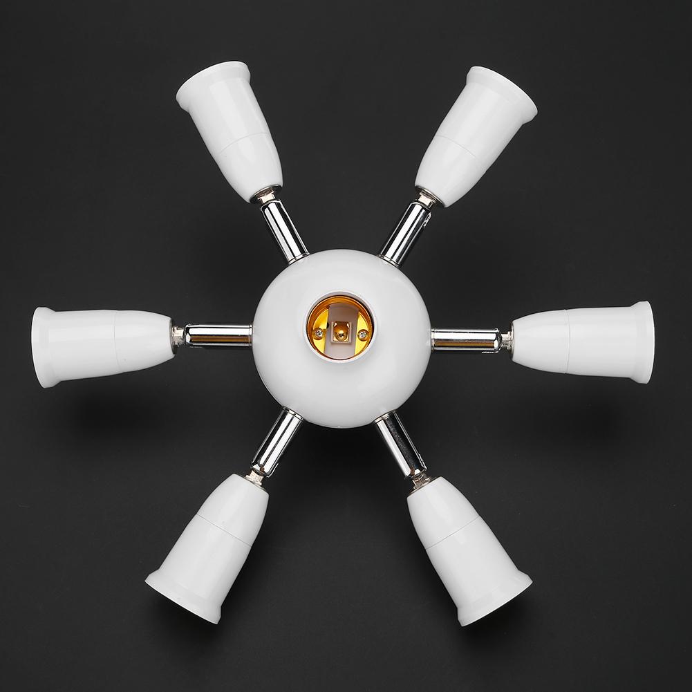 E27 Led Lamp Base 5/7 Heads Lamp Base LED Light Bulb Holder Adapter Converter Socket Household Lighting Accessories