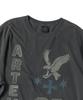 TRAVEL Vanguard Pigment Short Sleeve T-Shirt Black Charcoal