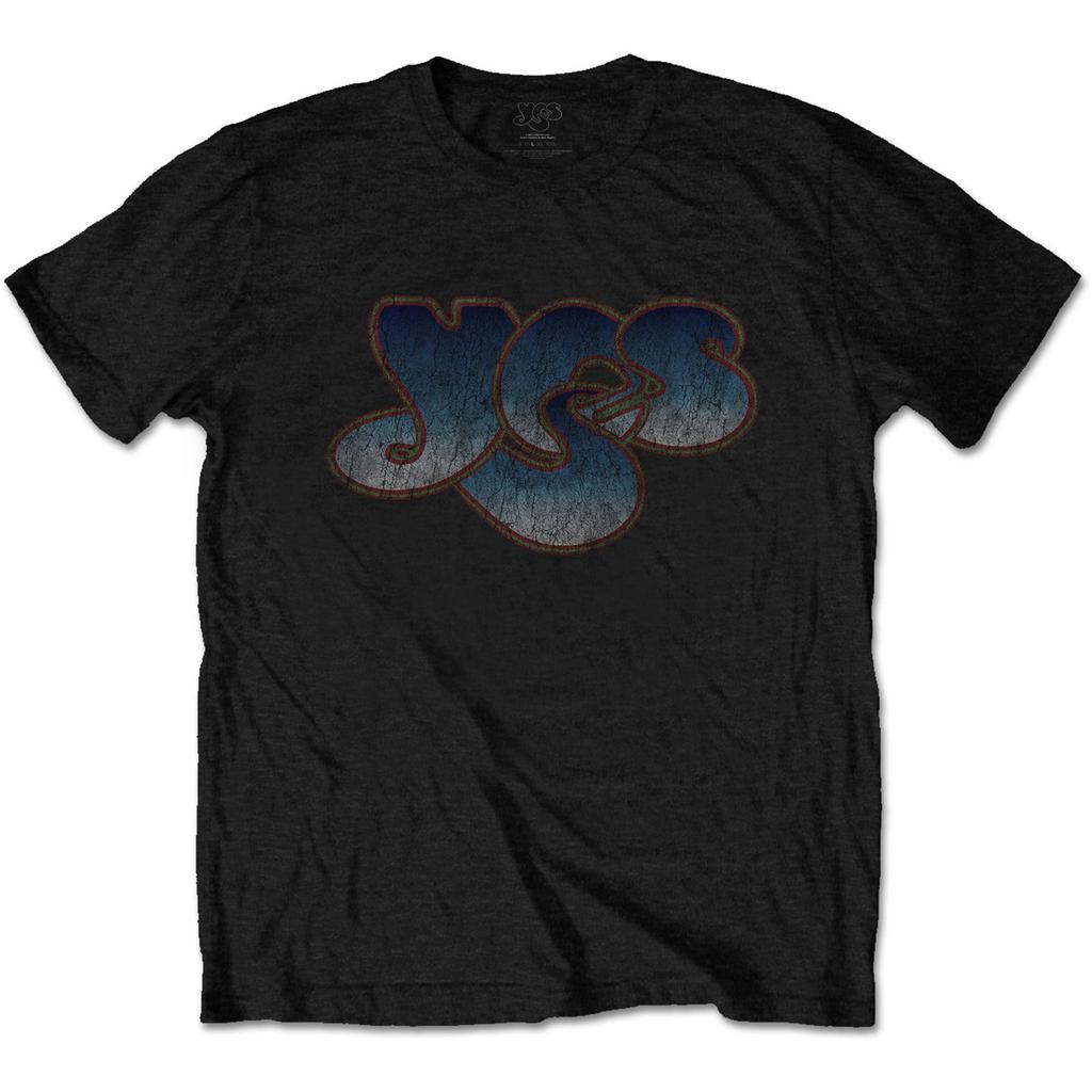 Yes T-Shirt Vintage Logo OFFICIAL NEW