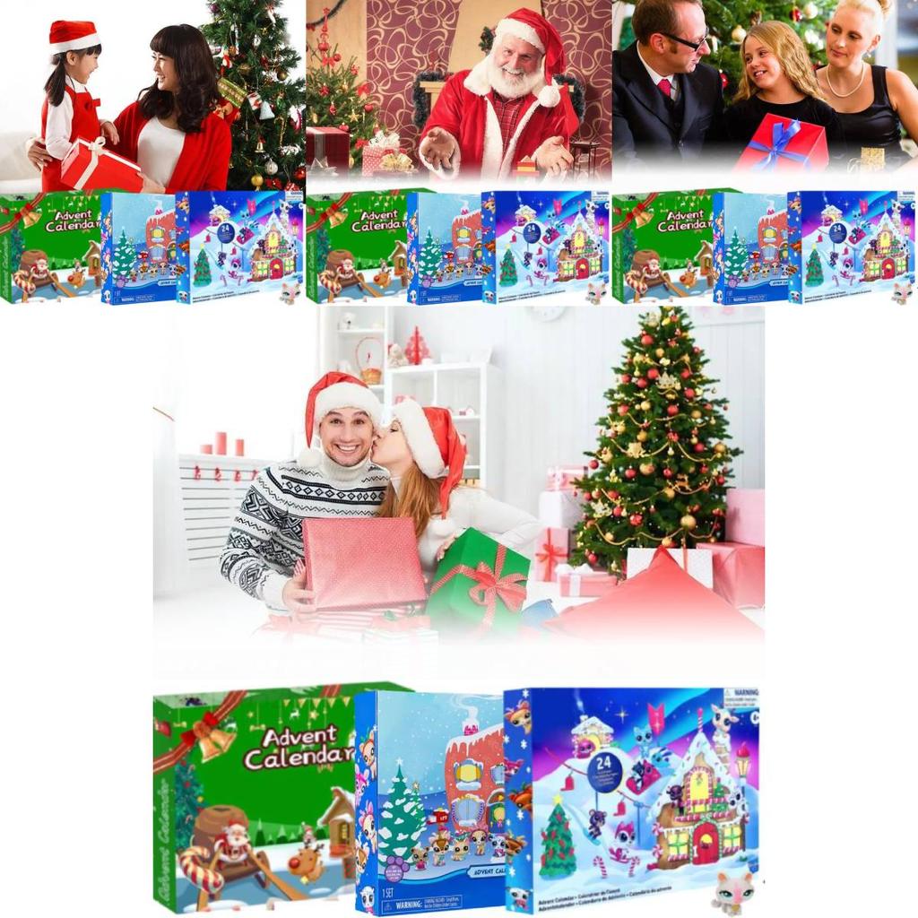 24 Days Of Christmas Anime Character Blind Box Advent Calendar Ideal For Family Enjoyment