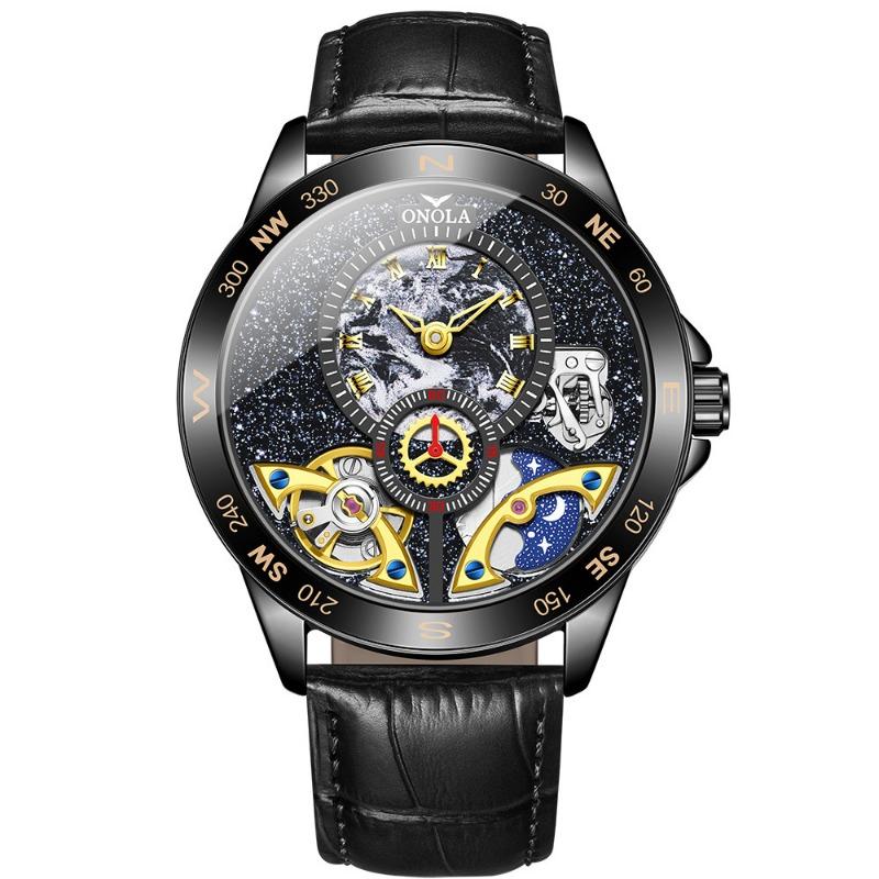 

Star new fashion brand hollow automatic mechanical men s watch automatic tourbillon luxury wristwatch