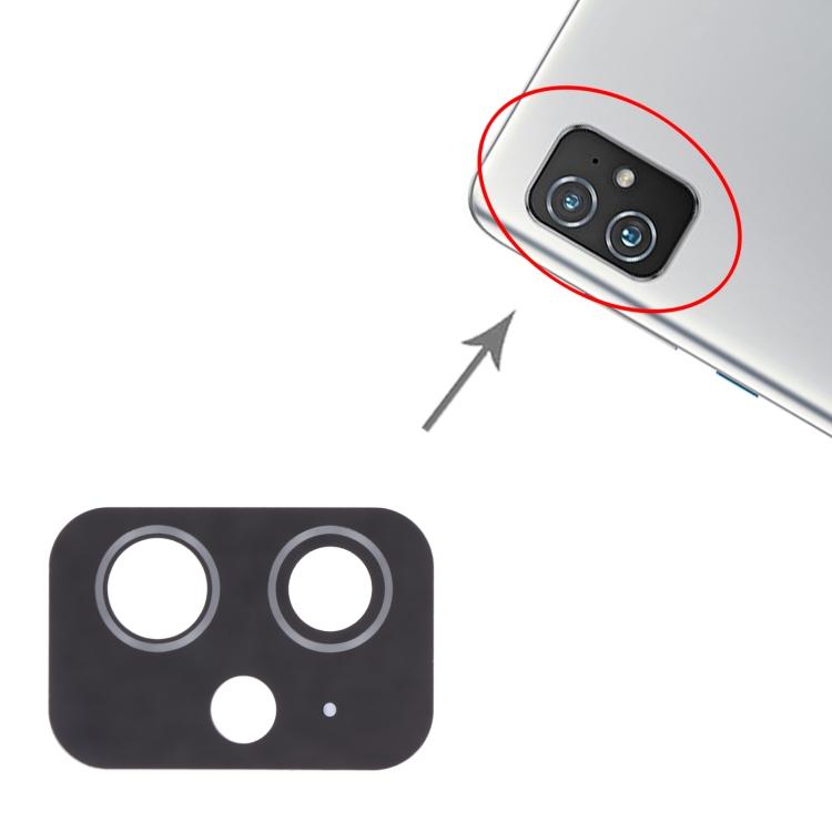 Tylny obiektyw aparatu do Asus Zenfone 8 ZS590KS(czarny)