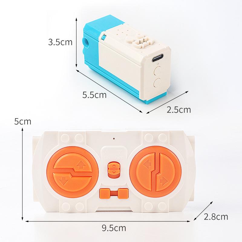 Lego-Compatible MOC Tech Bricks: Power Group XL Motor & Lithium Battery