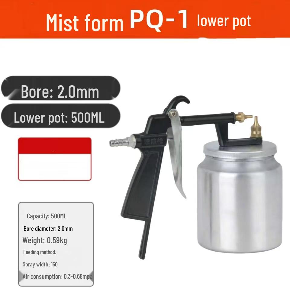 Paint Spray Gun W71/W77: Pneumatic Furniture & Car Primer and Latex Coating Tool