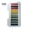 Morandi Color Page Markers Index Sticker Tabs with Built-in Scale Ruler, Transparent Portable Ruler Set PET Markers, Compact Writable Book Labels for