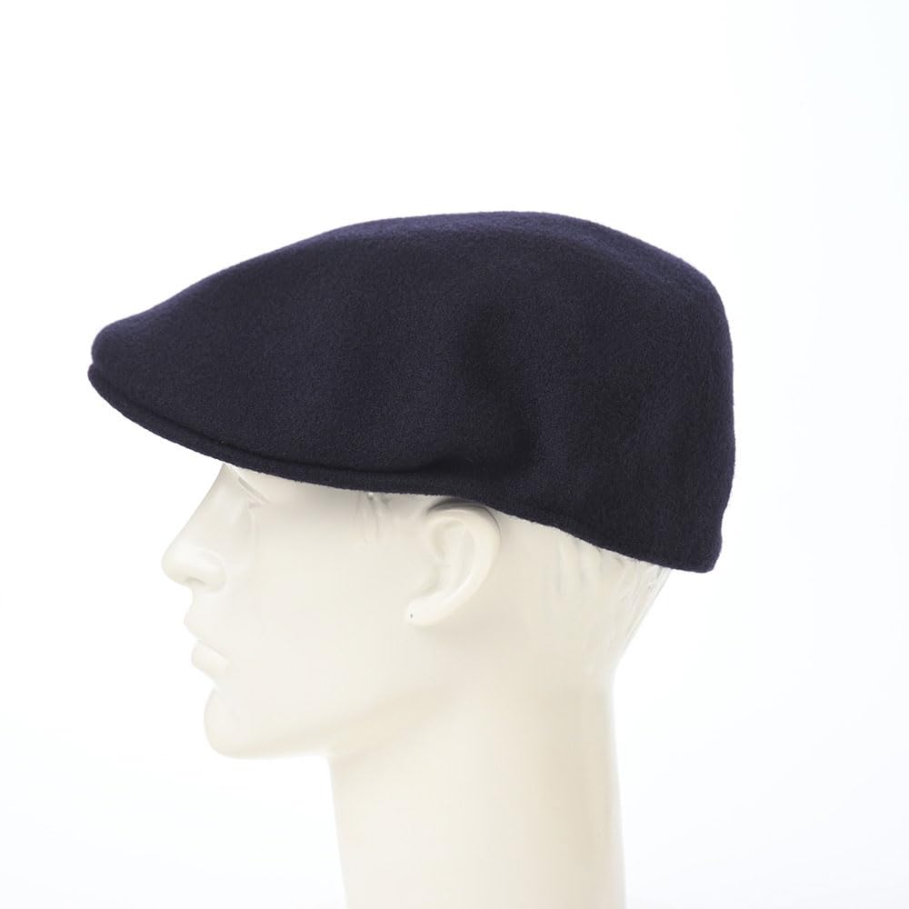 WOOL 504 Kgwh001 Dark [Kangol] (Wool) (JP, Alphabet, M, Blue)