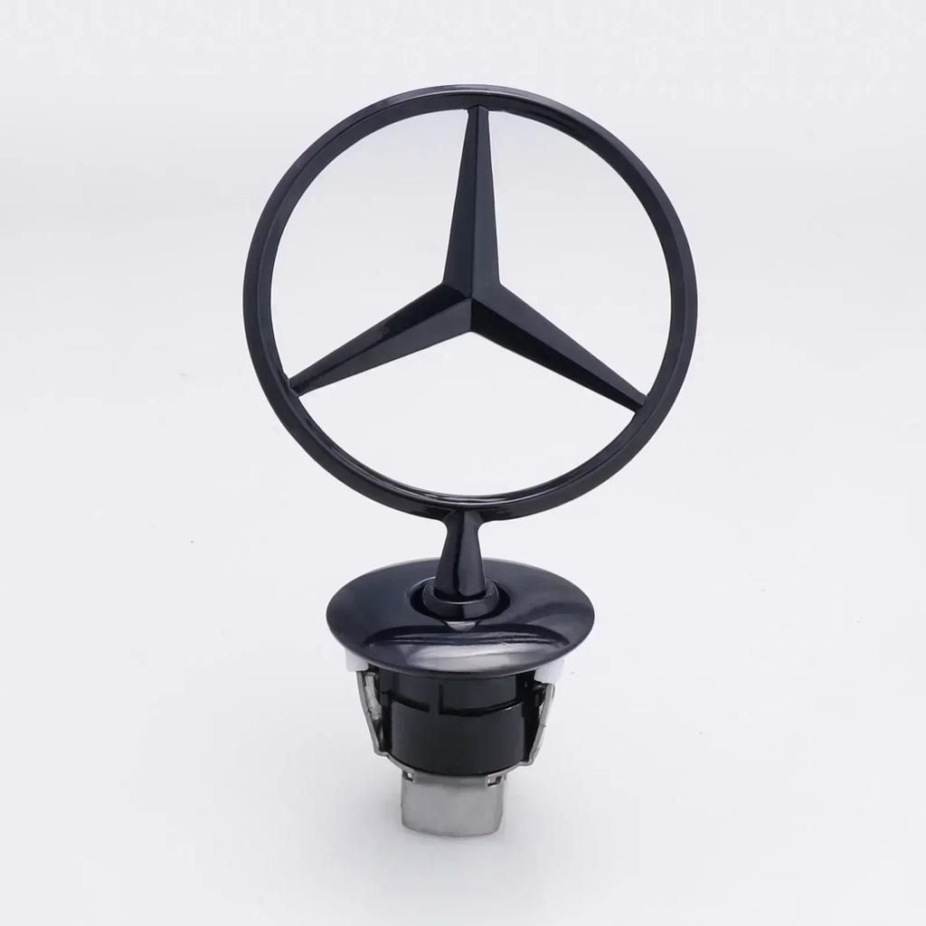 Zinc Alloy Car Front Hood Emblem Bonnet Label Badge Decal For Mercedes Benz C E S Class W204 W205 W212 W213 W211 W220 W222 W223 LU7