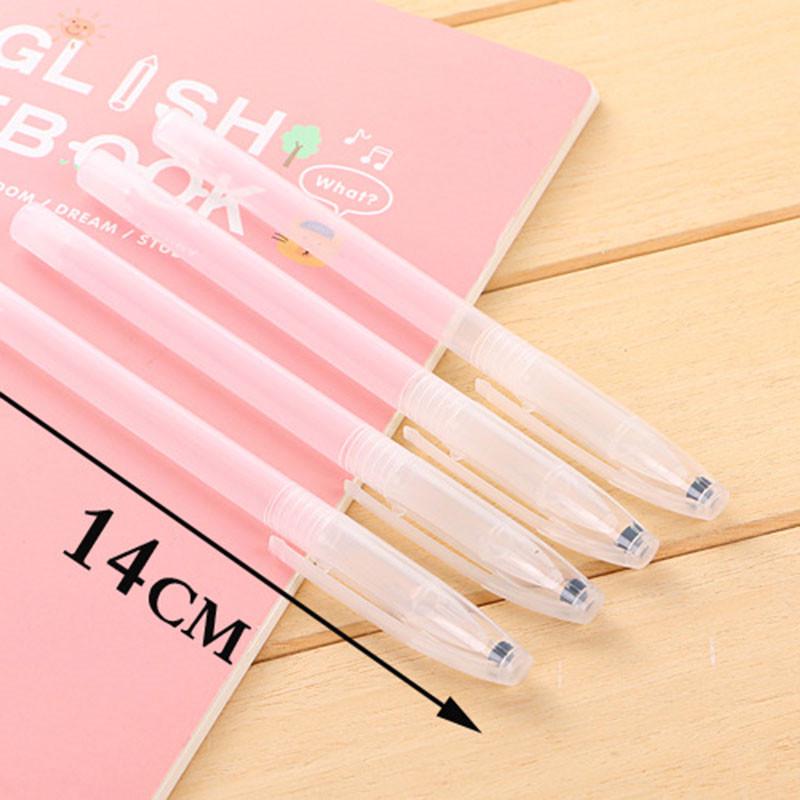 Gel Shell Ballpoint Transparent Case Simple Styple Pen Shell Cover Office School Stationery