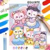 StellaLou ShellieMay Paint by Numbers Handmade Painting Kit Diy Home Room Decoration Gift