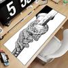 Samurai sword Black and White Mousepad Anime Computer Accessories Mouse Pad Office Laptop Desk Mat Carpet Gaming Gamer Playmat