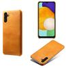 For Samsung Galaxy A14 5G/A14 4G Cell Phone Cover Scratch-resistant Calf Texture PU Leather Coated PC Phone Case
