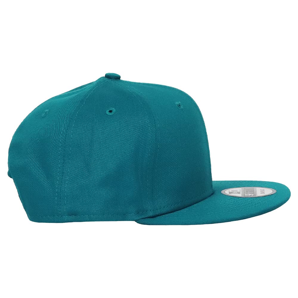 New Era 9FIFTY NE400 Snapback Baseball Shark Teal and Light One Size Fits with 99HeadwearShop Men's Cap, Unisex, Blue, All, Sticker.