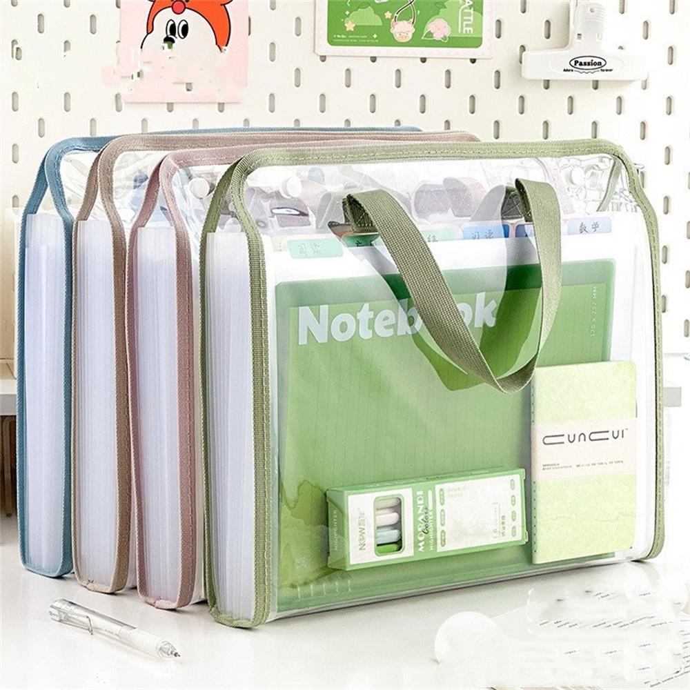 Hand-Held Folder Multi-Pocket Folder Organizer Office Supplies Hand-Held Portable Folder For Filing Home Organization