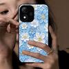 Acrylic Hard Back Shell for Xiaomi Redmi Note 17 5G 4G Vintage 3D Texture Flower Print Phone Case